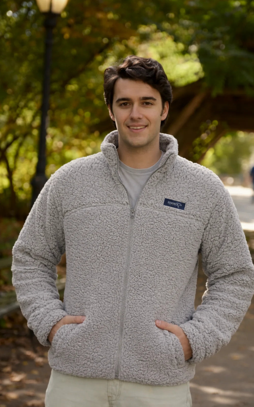 GREY POLAR FLEECE SWEATER – UNISEX