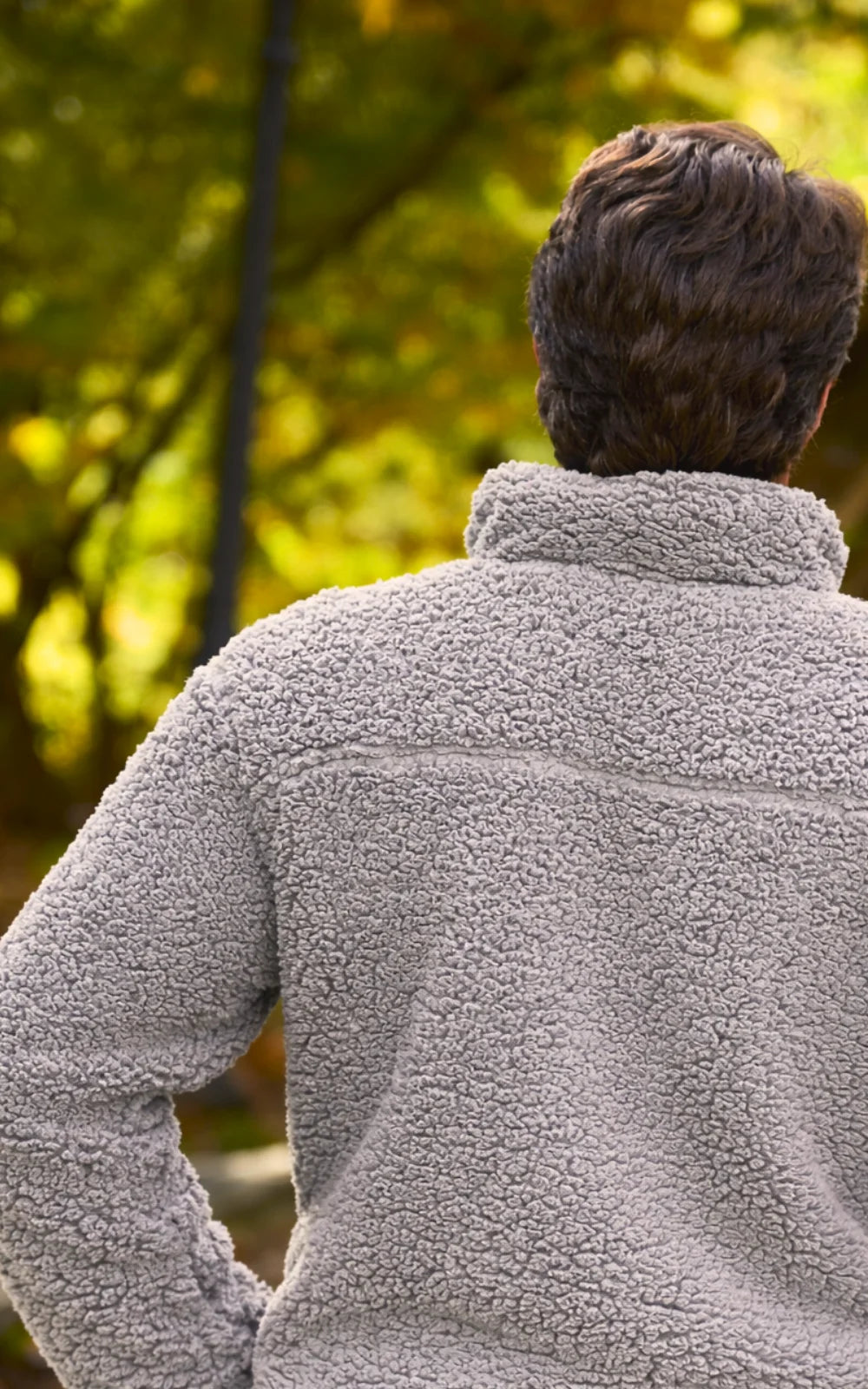 GREY POLAR FLEECE SWEATER – UNISEX