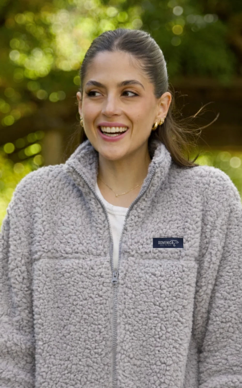 GREY POLAR FLEECE SWEATER – UNISEX