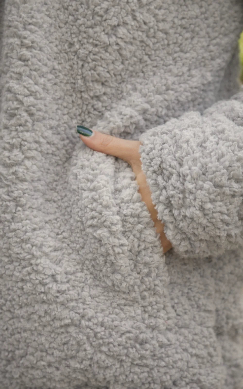 GREY POLAR FLEECE SWEATER – UNISEX