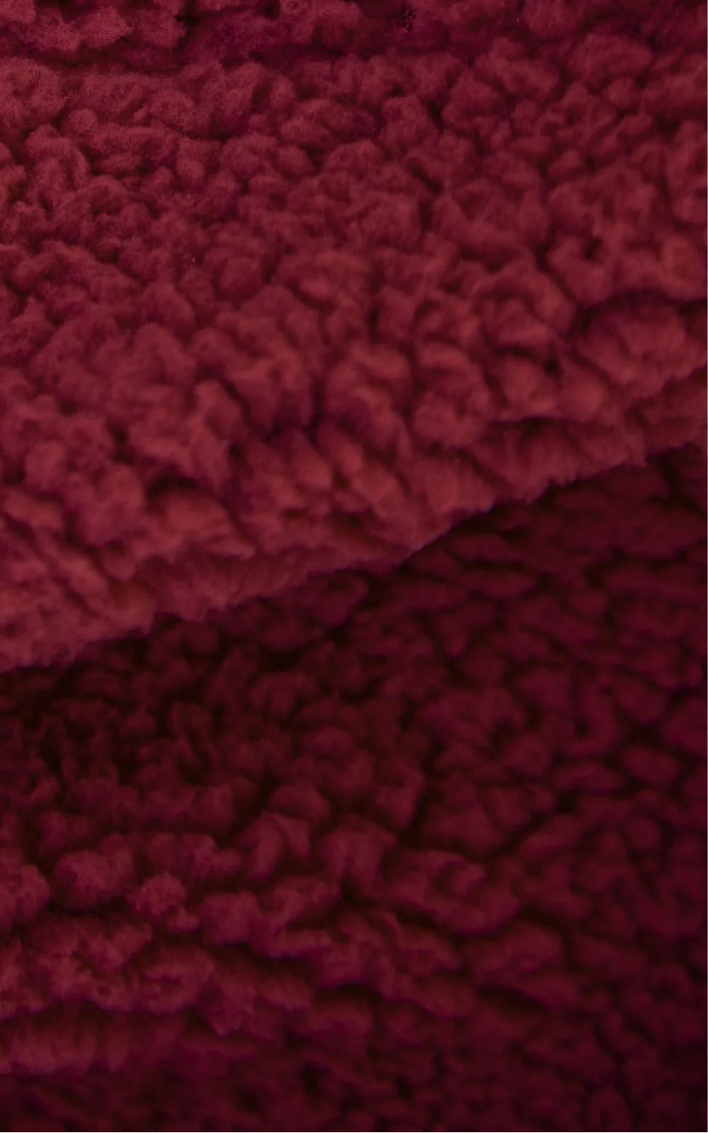 BURGUNDY POLAR FLEECE SWEATER – UNISEX