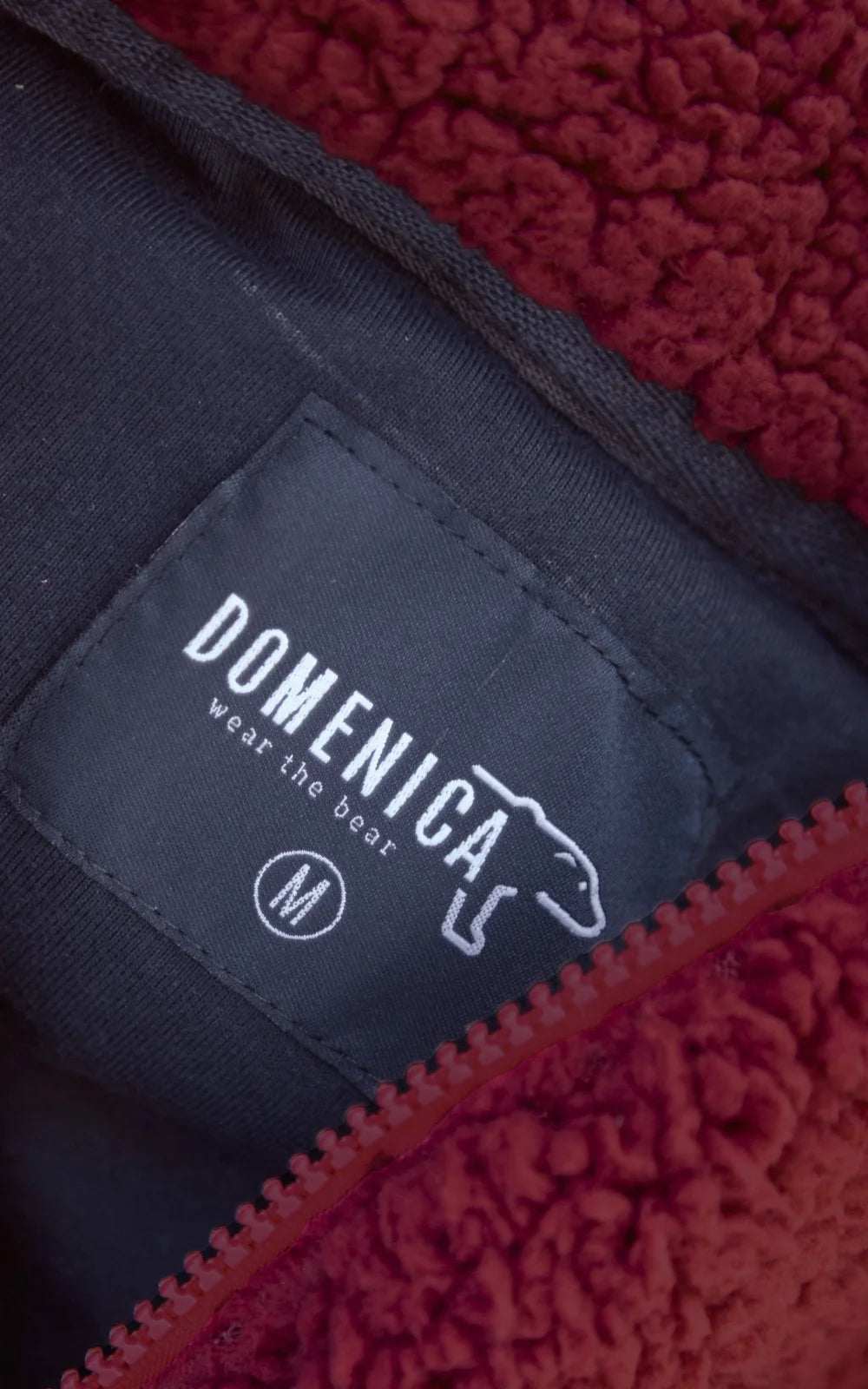 BURGUNDY POLAR FLEECE SWEATER – UNISEX