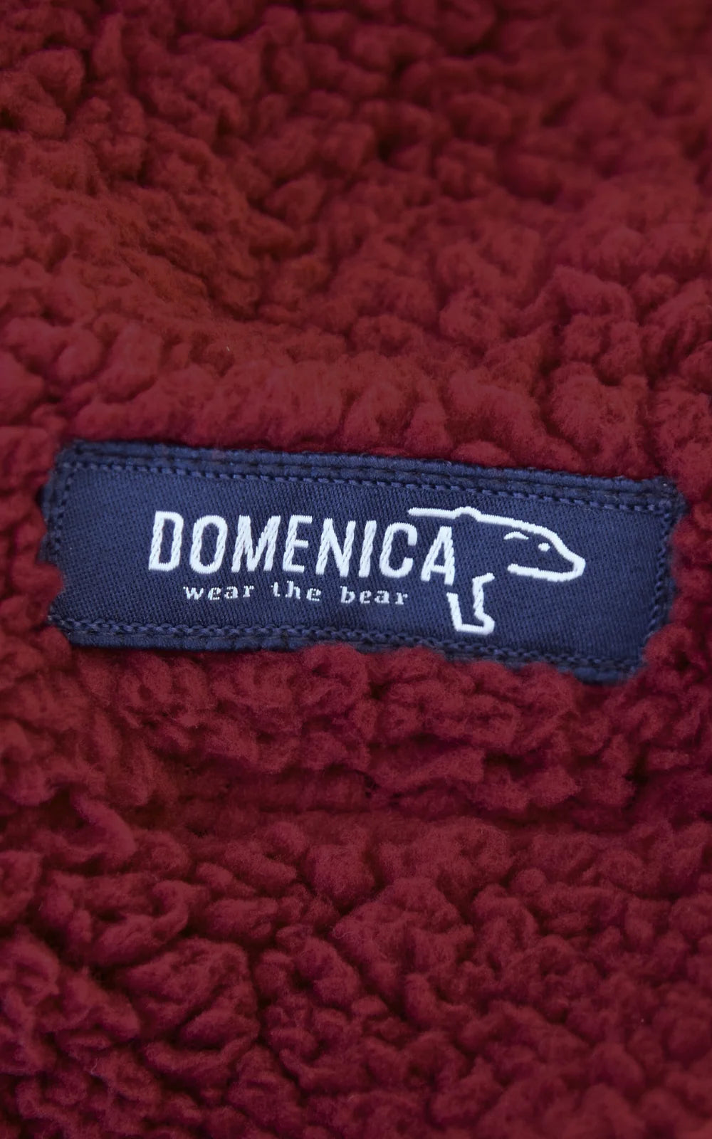 BURGUNDY POLAR FLEECE SWEATER – UNISEX