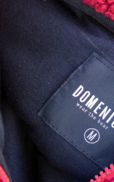 Half Zip High Pile Fleece - Burgundy