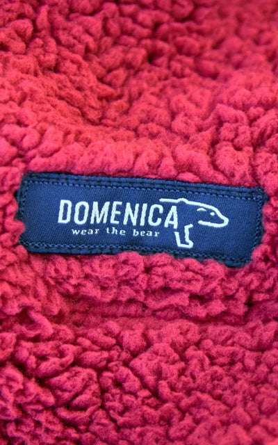 Half Zip High Pile Fleece - Burgundy