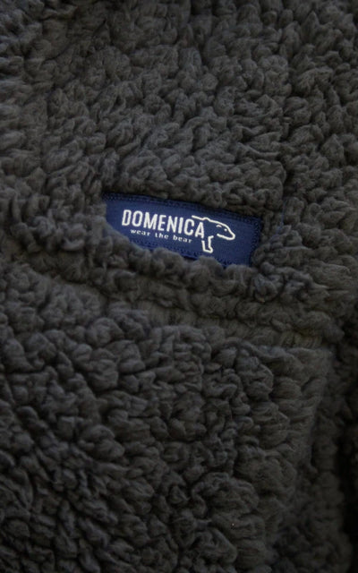 Half Zip High Pile Fleece - Dark grey