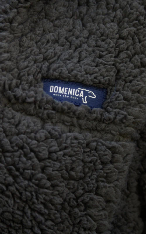 Half Zip High Pile Fleece - Dark grey