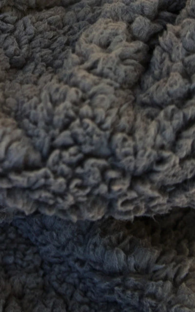 Half Zip High Pile Fleece - Dark grey